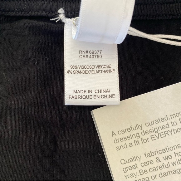 NEW Marla Wynne Layers Jersey Knit Panel Side Slit Asymmetrical Dress Large - Picture 10 of 10